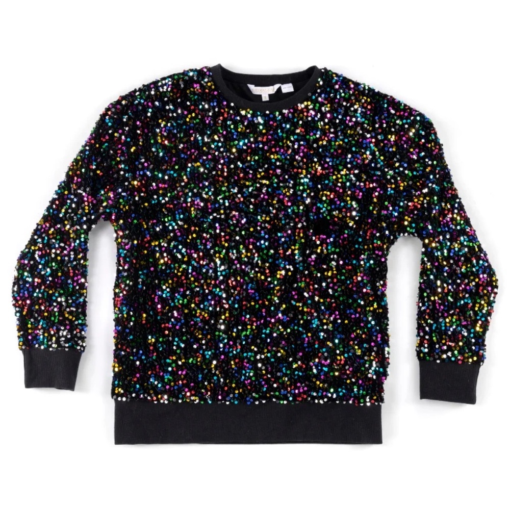 Shiraleah Multicolor Sequin Sweatshirt